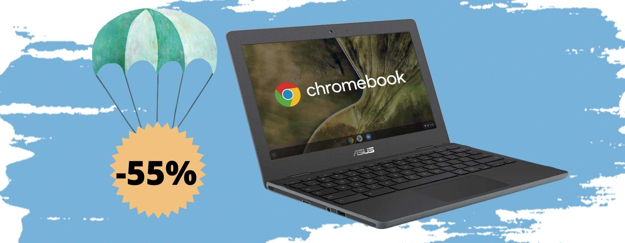 Asus Chromebook: prezzo in CADUTA LIBERA su Amazon (-55%) Asus Chromebook: prezzo in CADUTA LIBERA su Amazon (-55%)