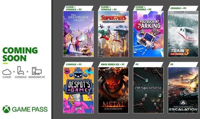 Xbox Game Pass settembre 2022