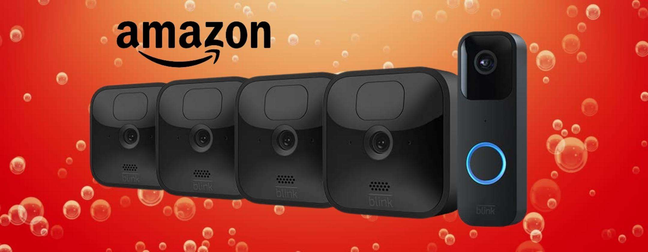 Blink Outdoor: kit di 4 videocamere più videocitofono (-200€) Blink Outdoor: kit di 4 videocamere più videocitofono (-200€)