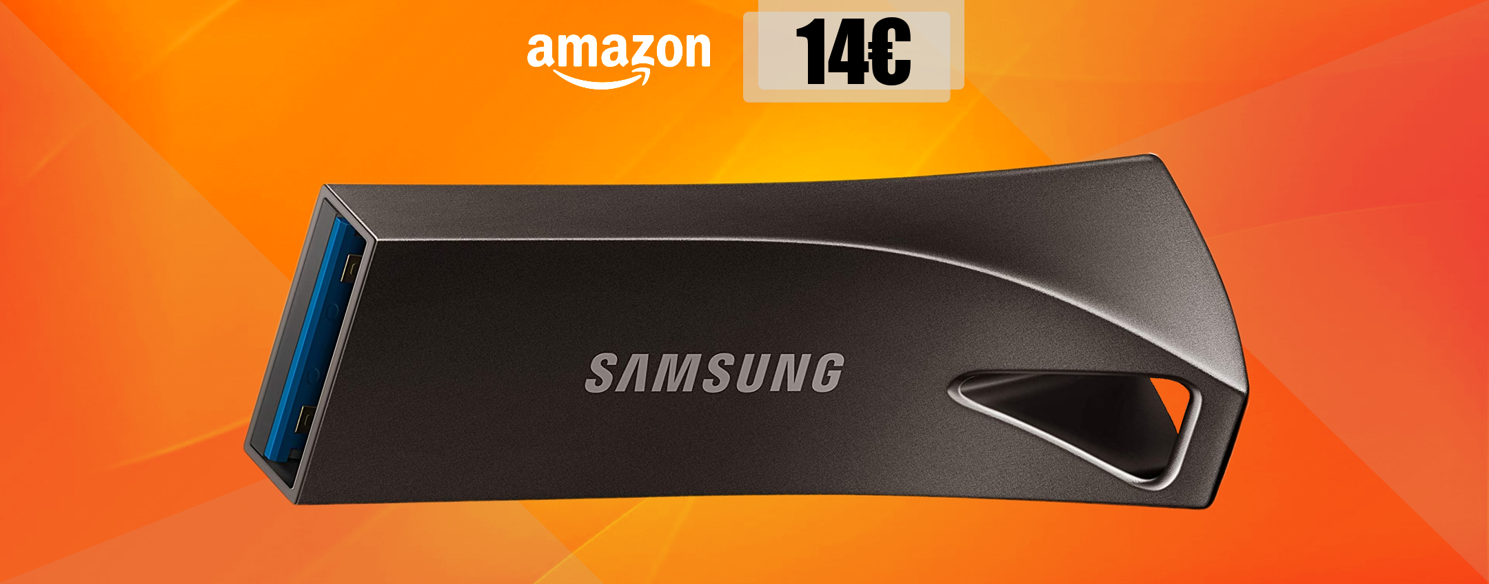 Chiavetta USB 32GB Samsung: praticità e velocità con appena 14€ Chiavetta USB 32GB Samsung: praticità e velocità con appena 14€