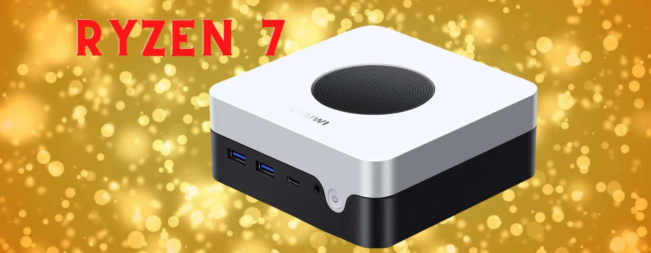 CHUWI Mini PC Gaming con Ryzen 7: prezzo ASSURDO