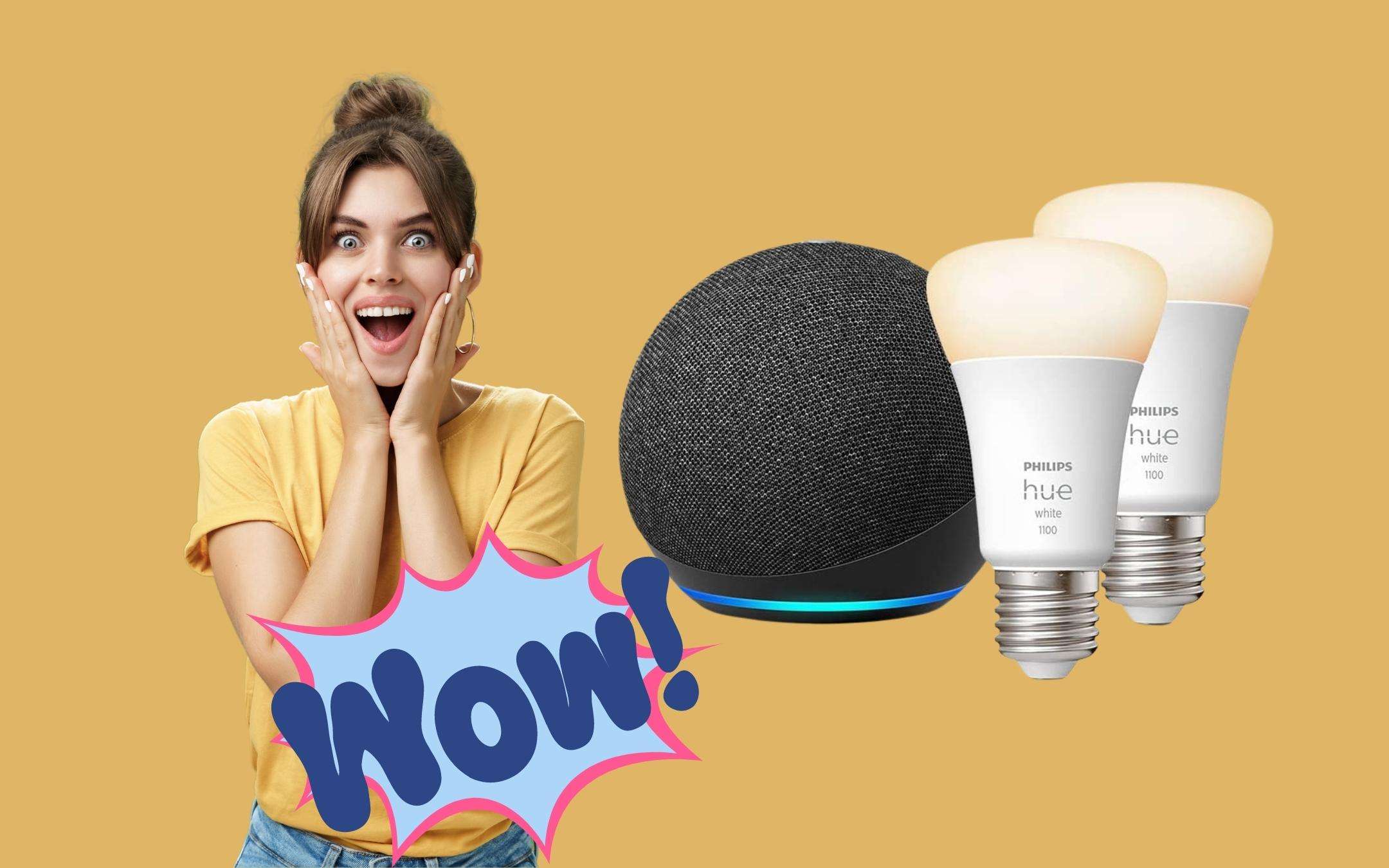 Echo Dot più 2 lampadine Smart a prezzo RIDICOLO, solo su Amazon Echo Dot più 2 lampadine Smart a prezzo RIDICOLO, solo su Amazon