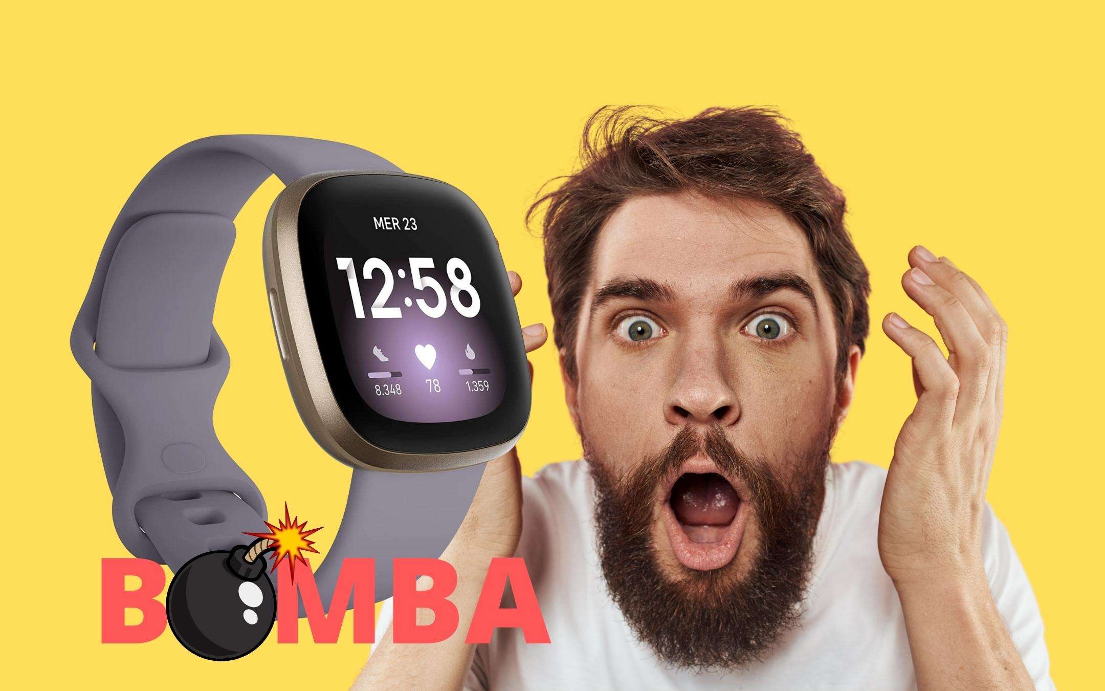 Fitbit Versa 3: prezzo in caduta libera su Amazon Fitbit Versa 3: prezzo in caduta libera su Amazon