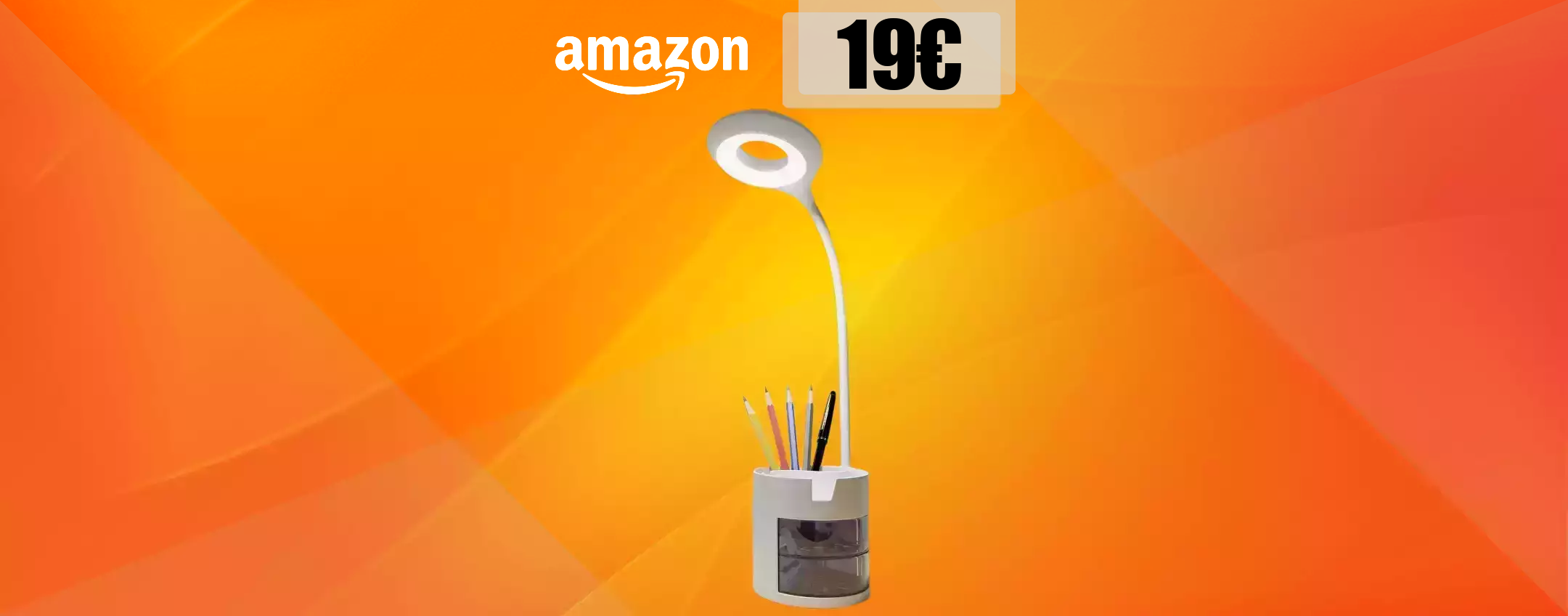 Lampada LED regolabile e RICARICABILE: una vera bellezza a soli 19€