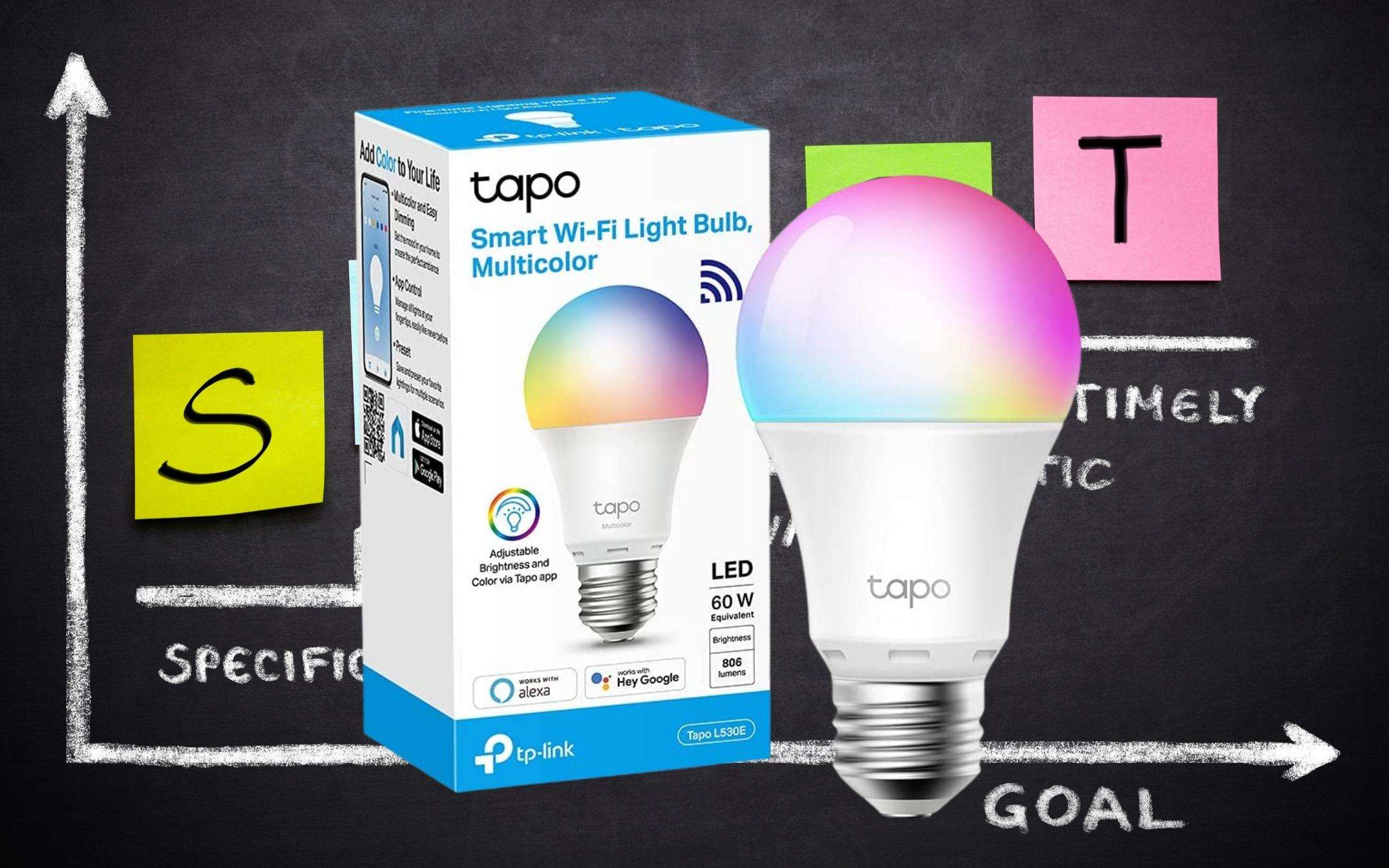 Lampadina Smart TP-Link multicolore a soli 9,99€ su Amazon: AFFARONE!