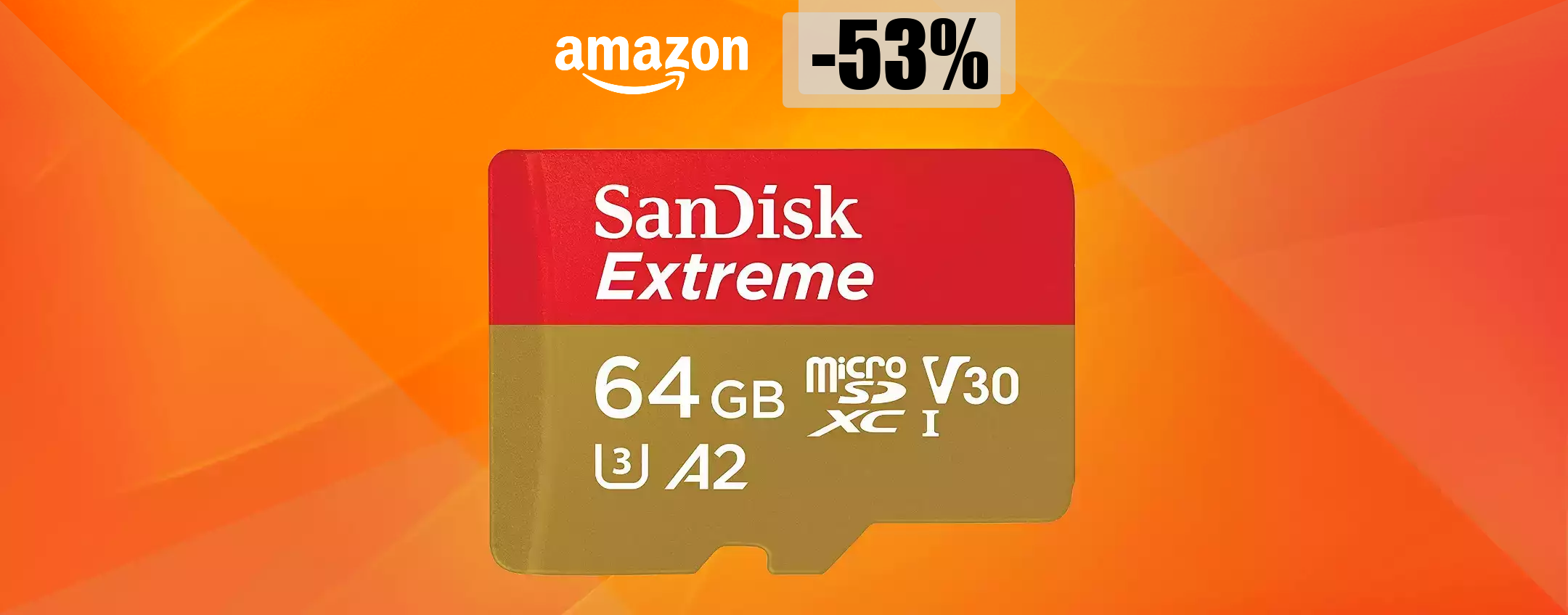 MicroSD 64GB a meno di metà prezzo: l'AFFARE del momento (15 euro)