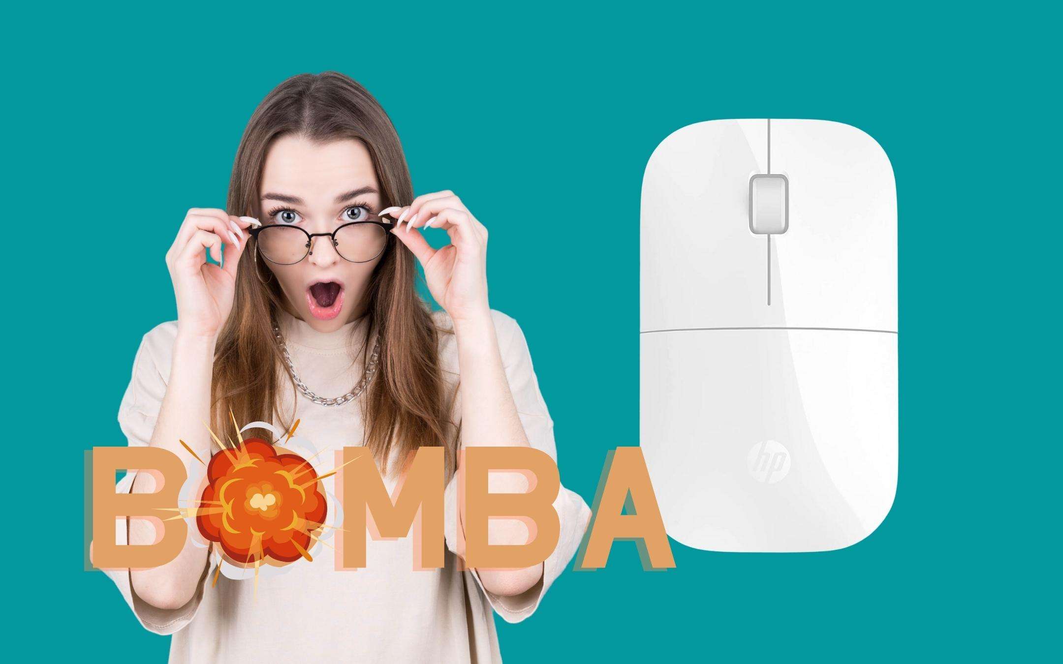 Mouse wireless preciso ed elegante: HP lancia la BOMBA a meno di 10€ Mouse wireless preciso ed elegante: HP lancia la BOMBA a meno di 10€