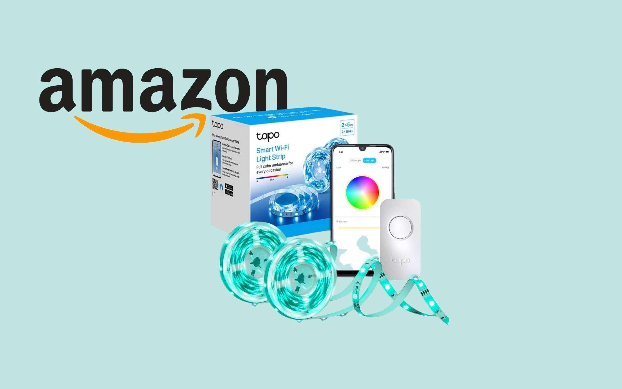 Strisce Led WiFi Tp-LInk: offerta SPETTACOLO su Amazon Strisce Led WiFi Tp-LInk: offerta SPETTACOLO su Amazon