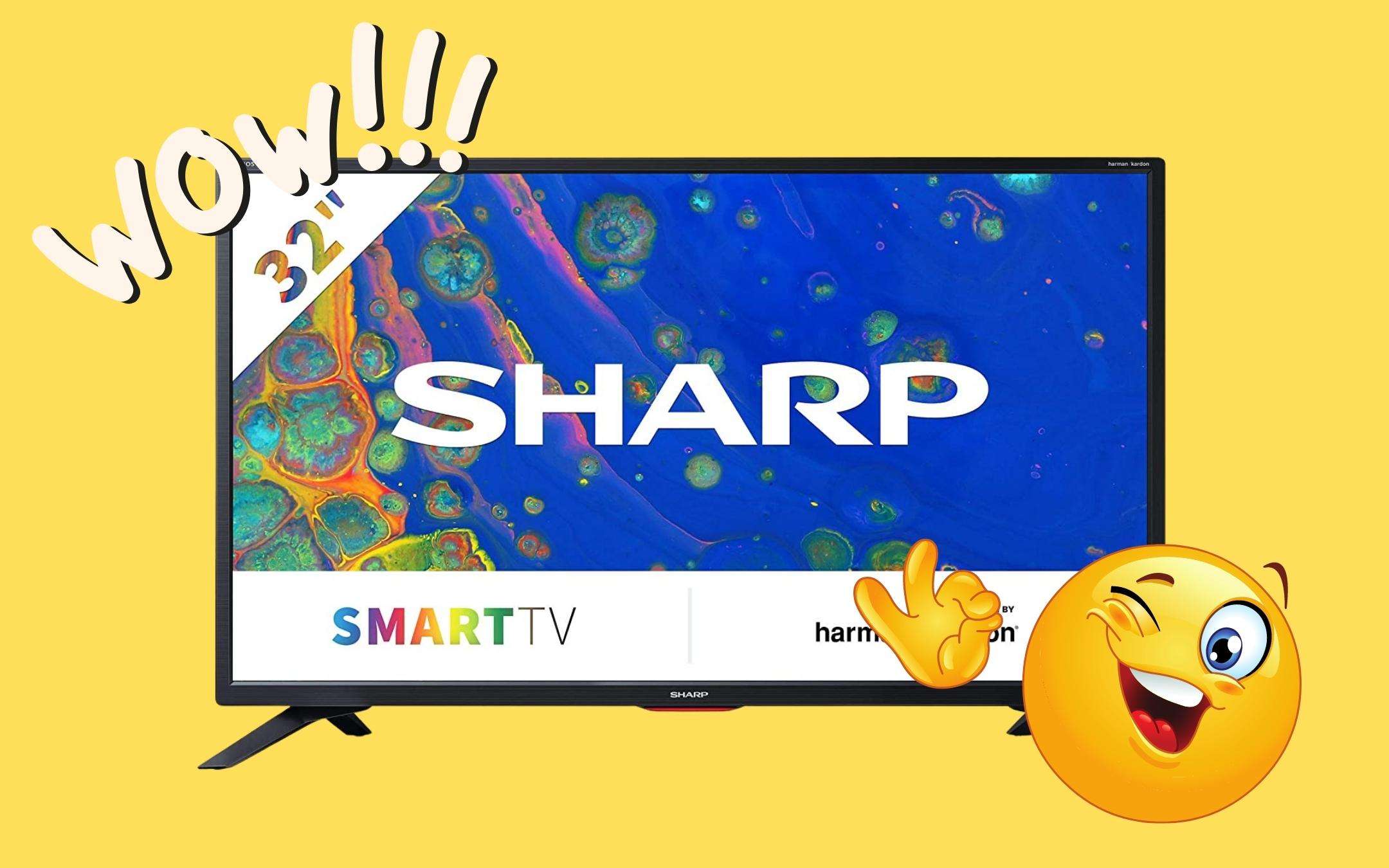 Smart TV Sharp Aquos: offerta Amazon da prendere al volo (169,99€)