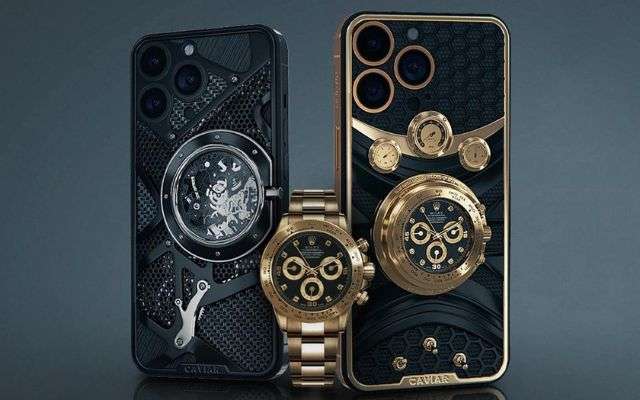 Caviar iPhone 14 Pro Rolex