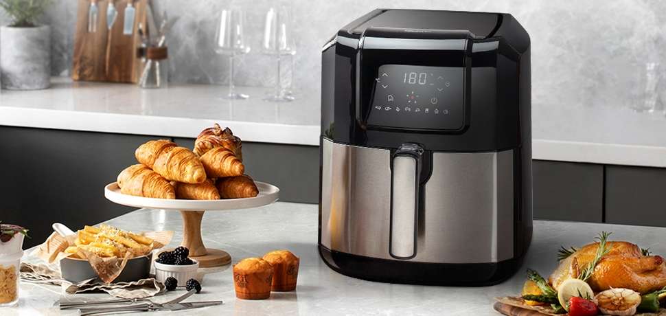 Friggitrice ad Aria 3,5L Friggitrice Senza Olio XL Air Fryer con 6  Programmi - Shopping.com