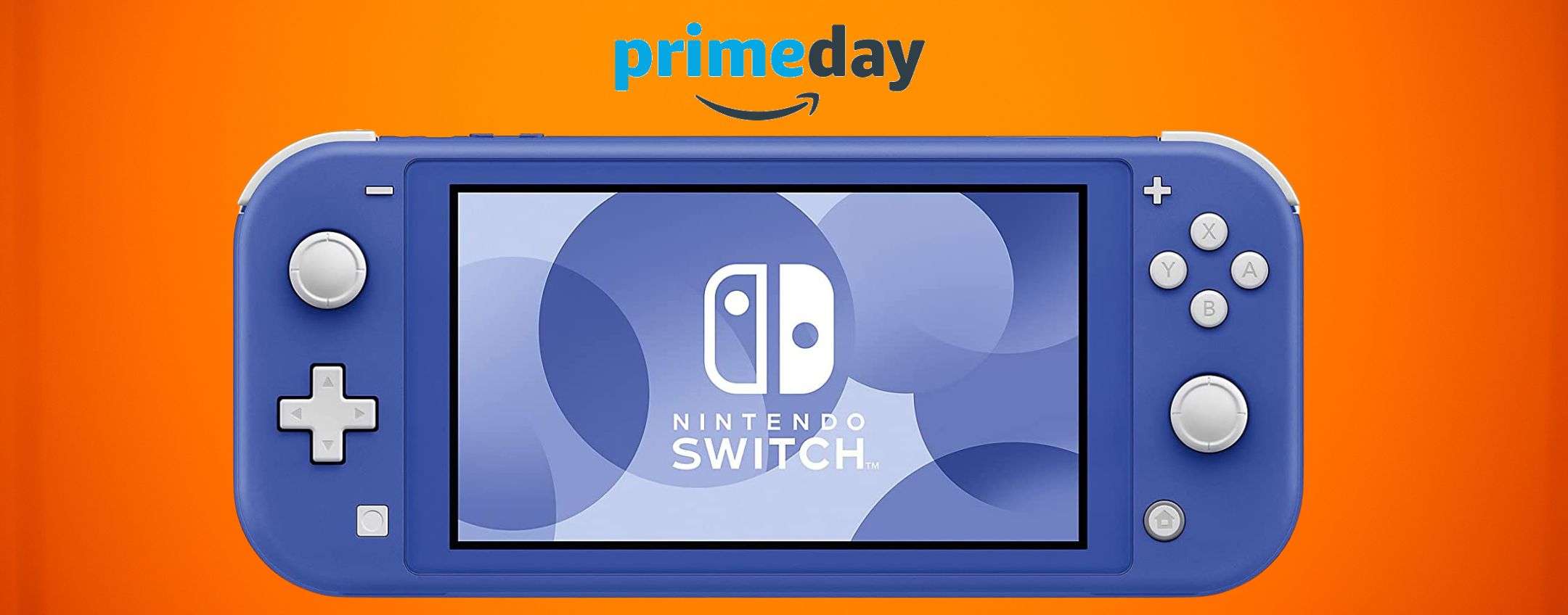 Nintendo Switch Lite in offerta esclusiva Prime Day a 186€