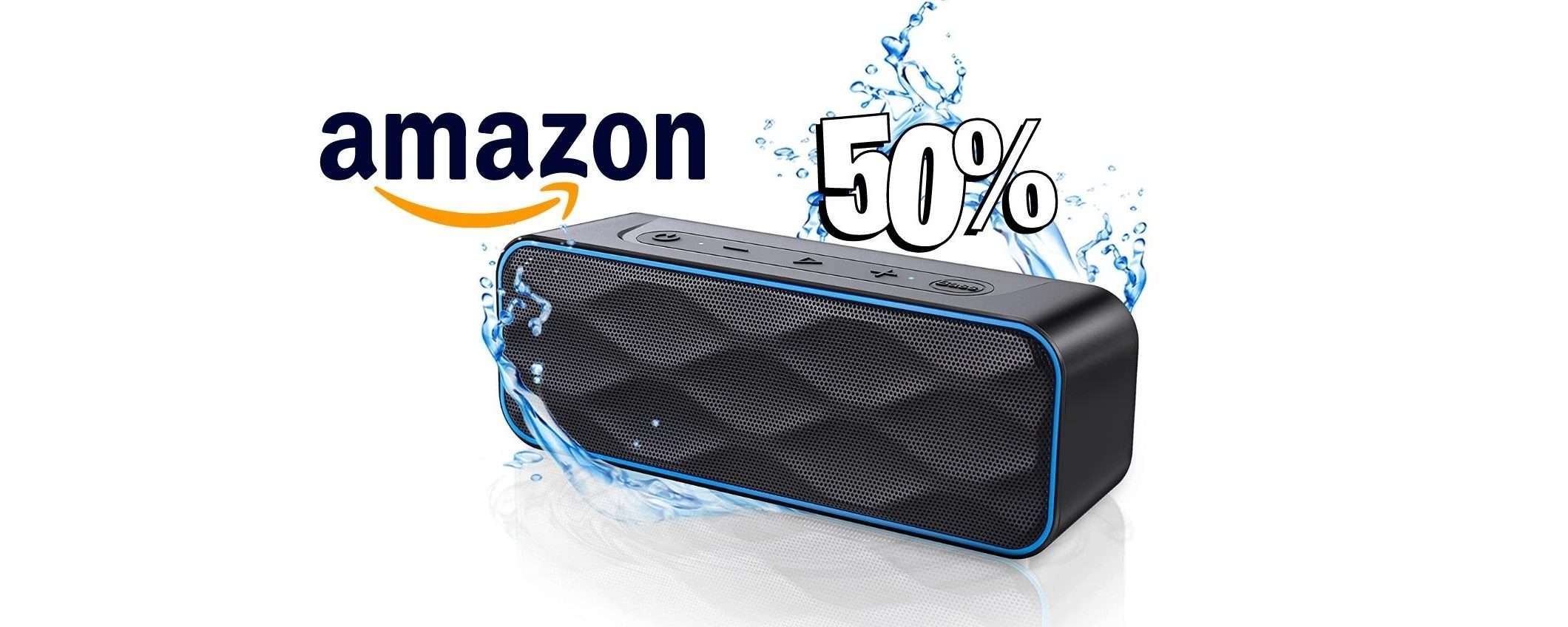 Altoparlante Bluetooth portatile al 50% in MENO su Amazon Altoparlante Bluetooth portatile al 50% in MENO su Amazon