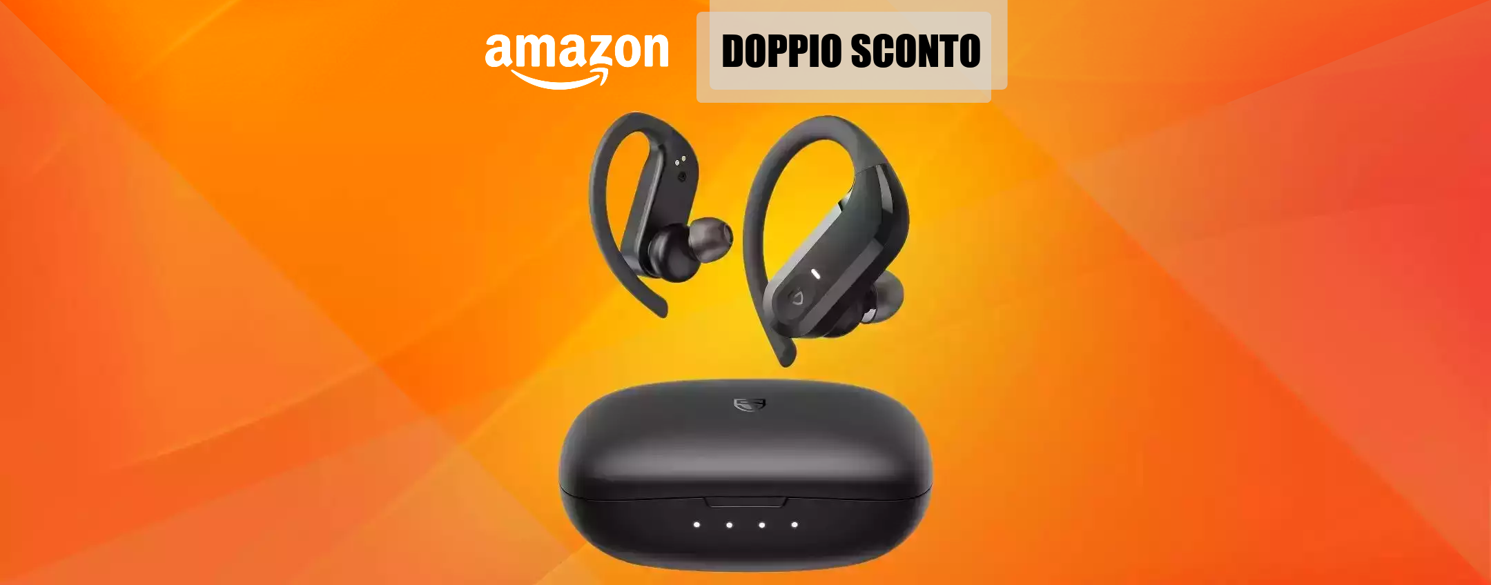 Auricolari Bluetooth COMODISSIMI per chi fa sport: bastano 36€