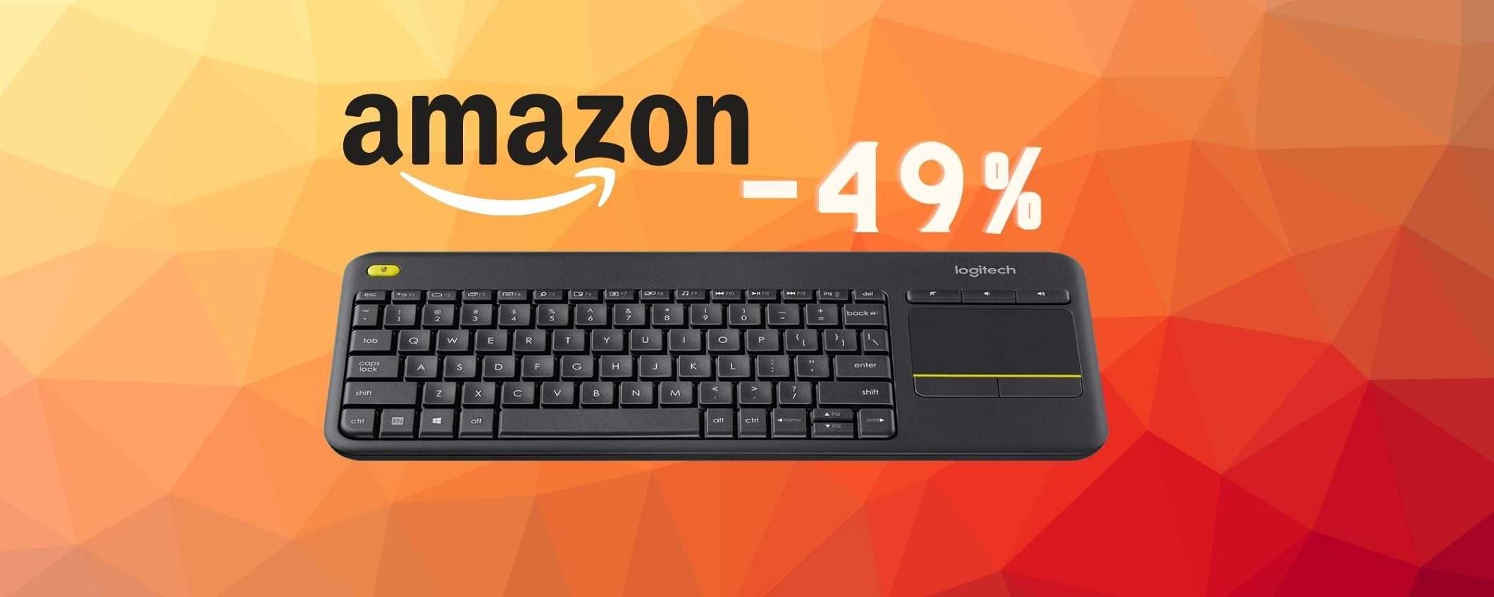 Logitech K400 Plus: la tastiera dei tuoi sogni alla METÀ del prezzo Logitech K400 Plus: la tastiera dei tuoi sogni alla METÀ del prezzo