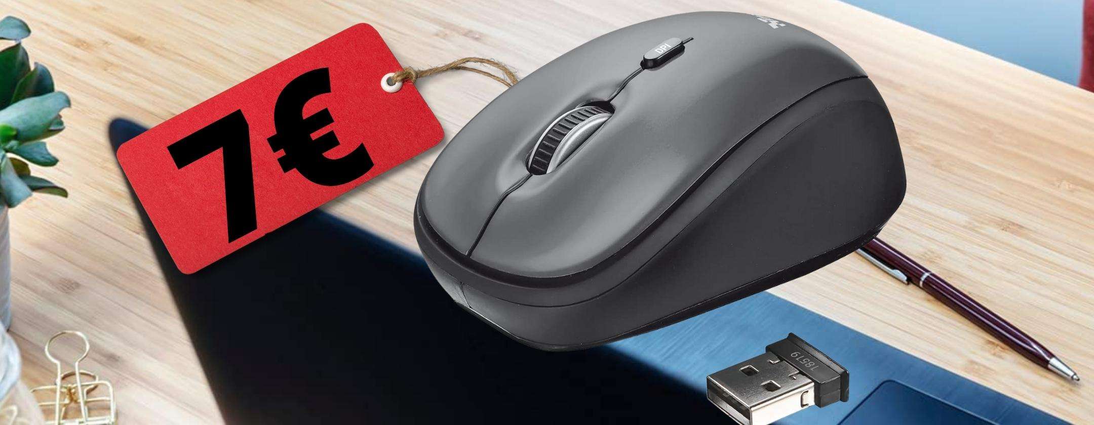 Mouse wireless Trust: PREZZACCIO su Amazon, solo 7€ Mouse wireless Trust: PREZZACCIO su Amazon, solo 7€