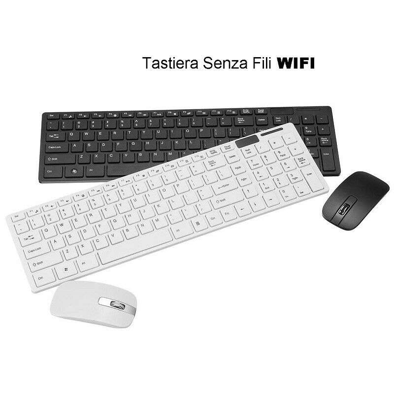 KIT MOUSE E TASTIERA WIRELESS USB