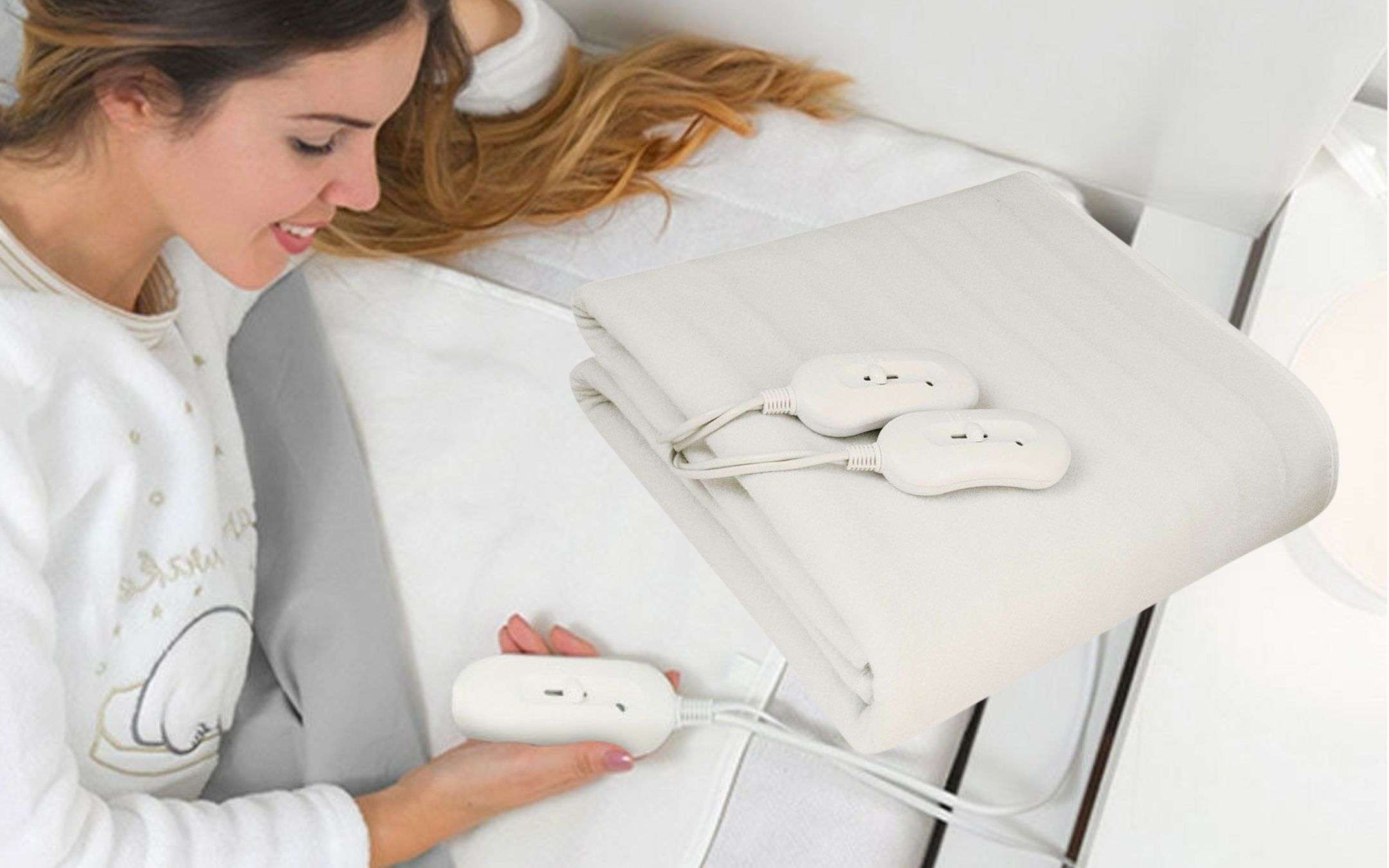 Scaldaletto elettrico matrimoniale a 34€: RISPARMIA sui termosifoni