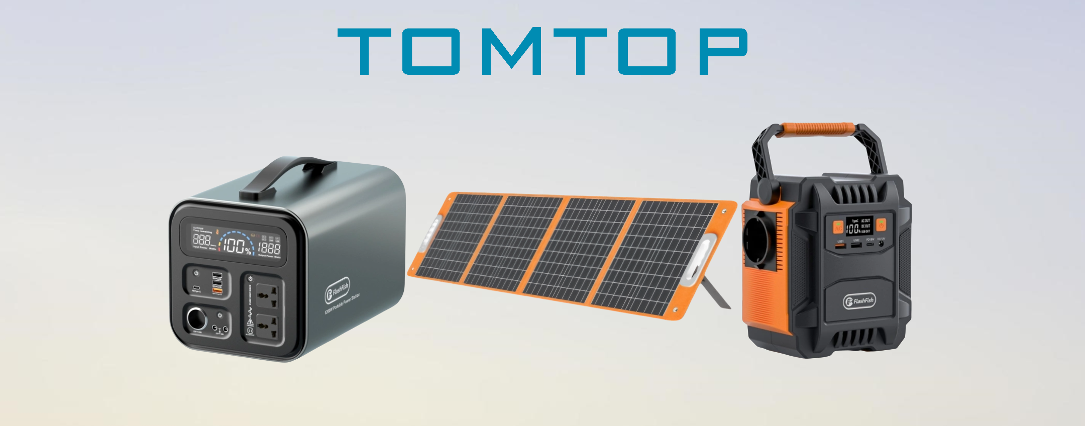 Power station e pannelli solari portatili SCONTATISSIMI su TomTop