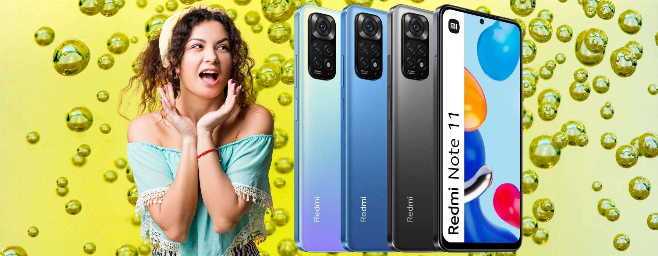 Xiaomi Redmi Note 11: smartphone TOP prezzo WOW (Amazon) Xiaomi Redmi Note 11: smartphone TOP prezzo WOW (Amazon)