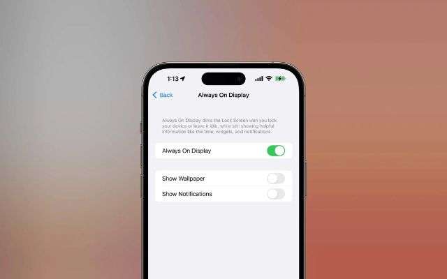 AOD iPhone 14 Pro