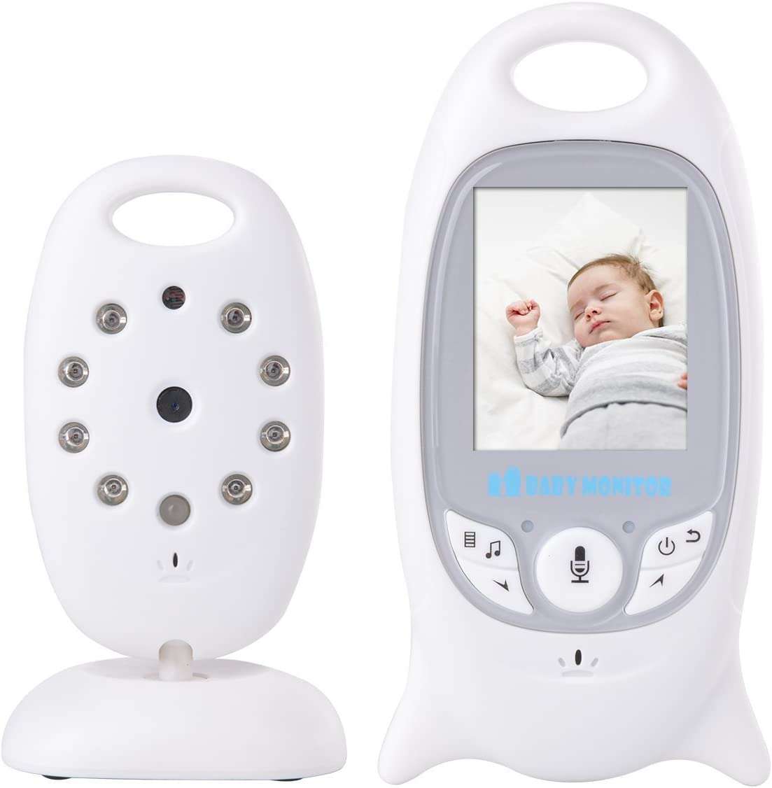USBONLINE Baby Monitor LCD a Colori Wireless Digitale Videocamera IR 