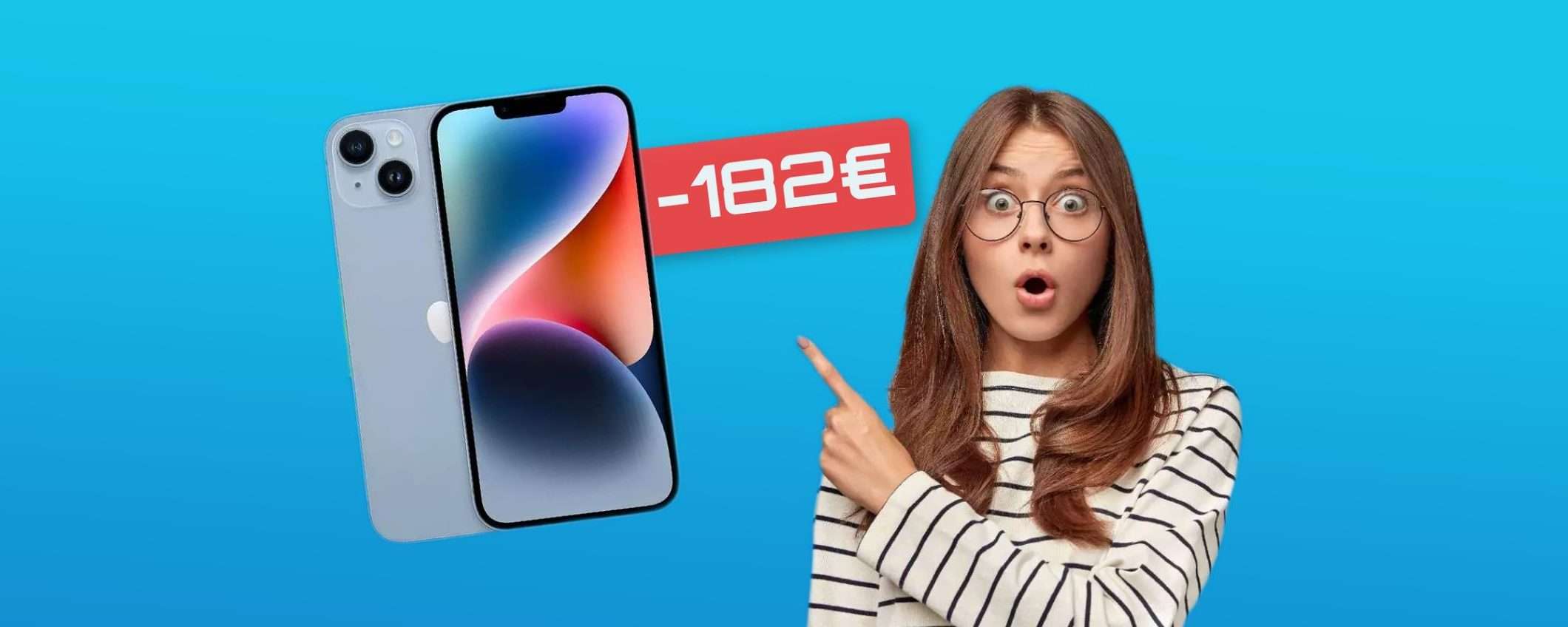 iPhone 14 Plus: lo SCONTO che aspettavi è qui, davvero (-182€)