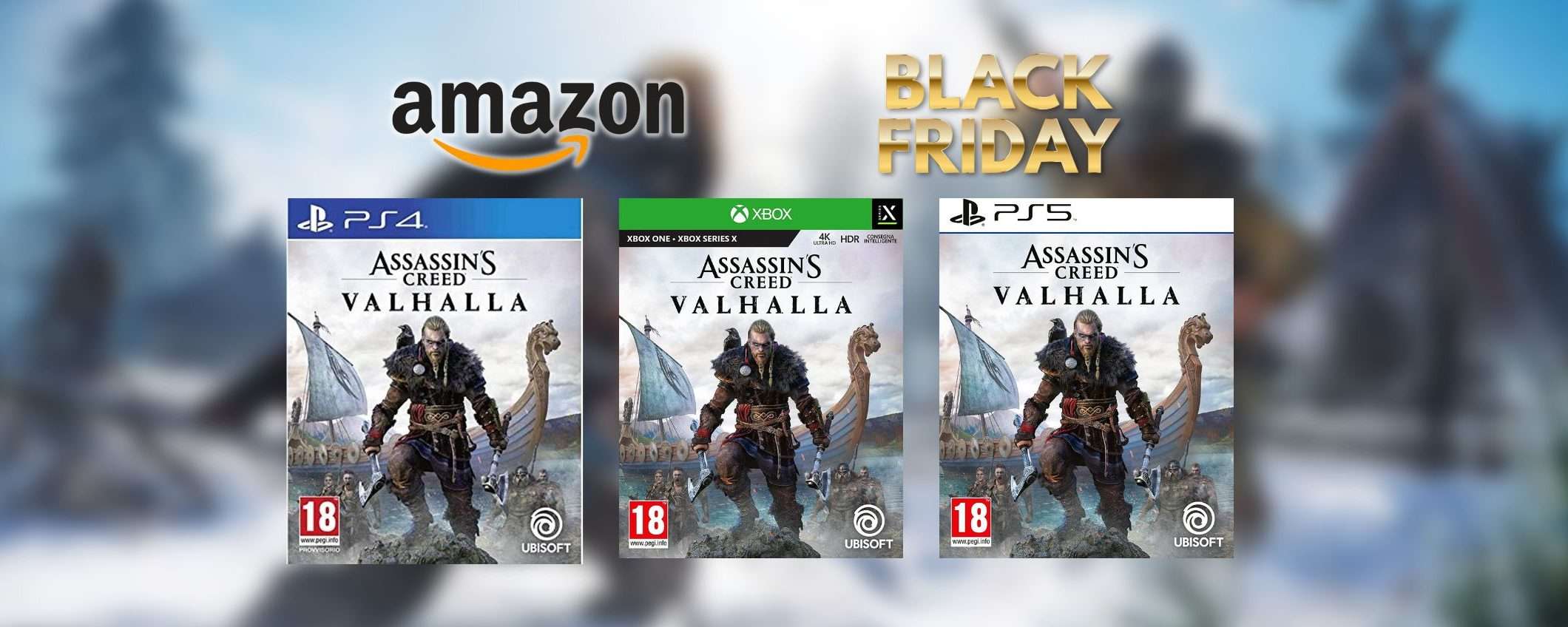 Assassin's Creed Valhalla in offerta STORICA per il Black Friday Amazon Assassin's Creed Valhalla in offerta STORICA per il Black Friday Amazon