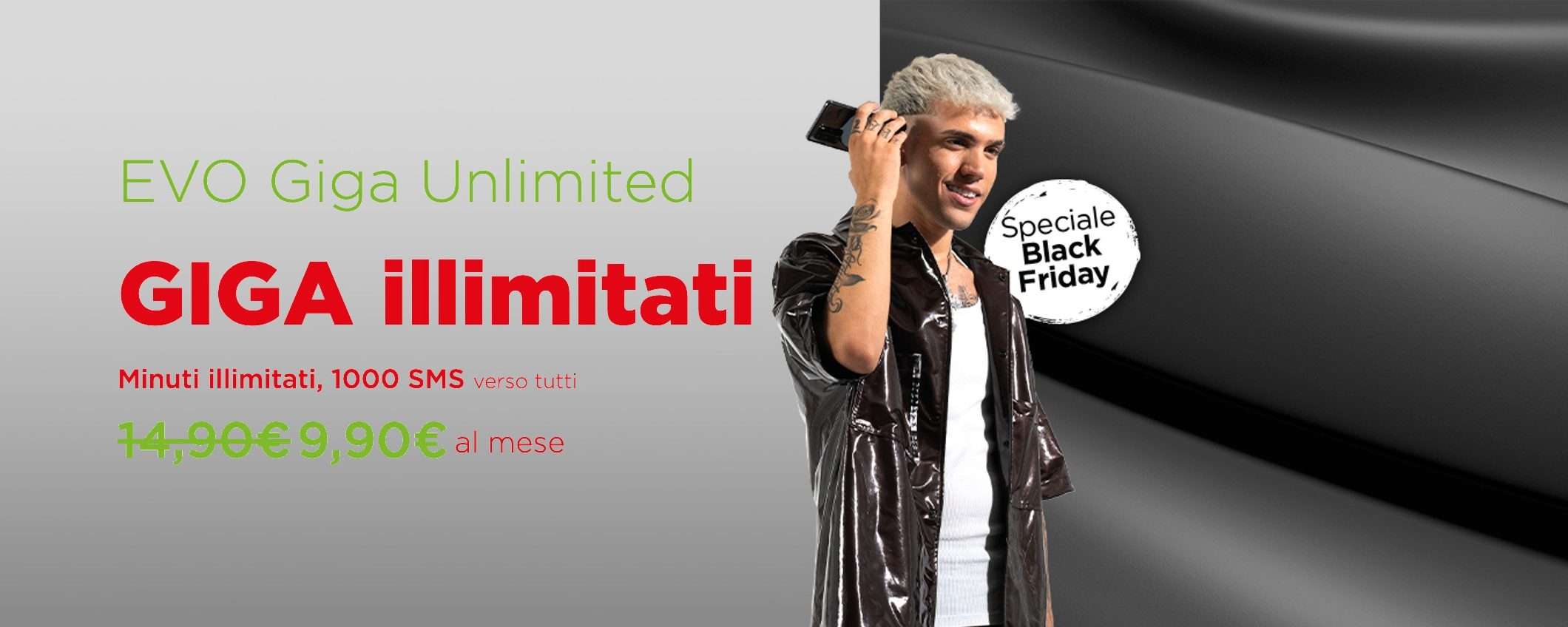 EVO Giga Unlimited: Giga Illimitati a 9,90€ con Coop Voce