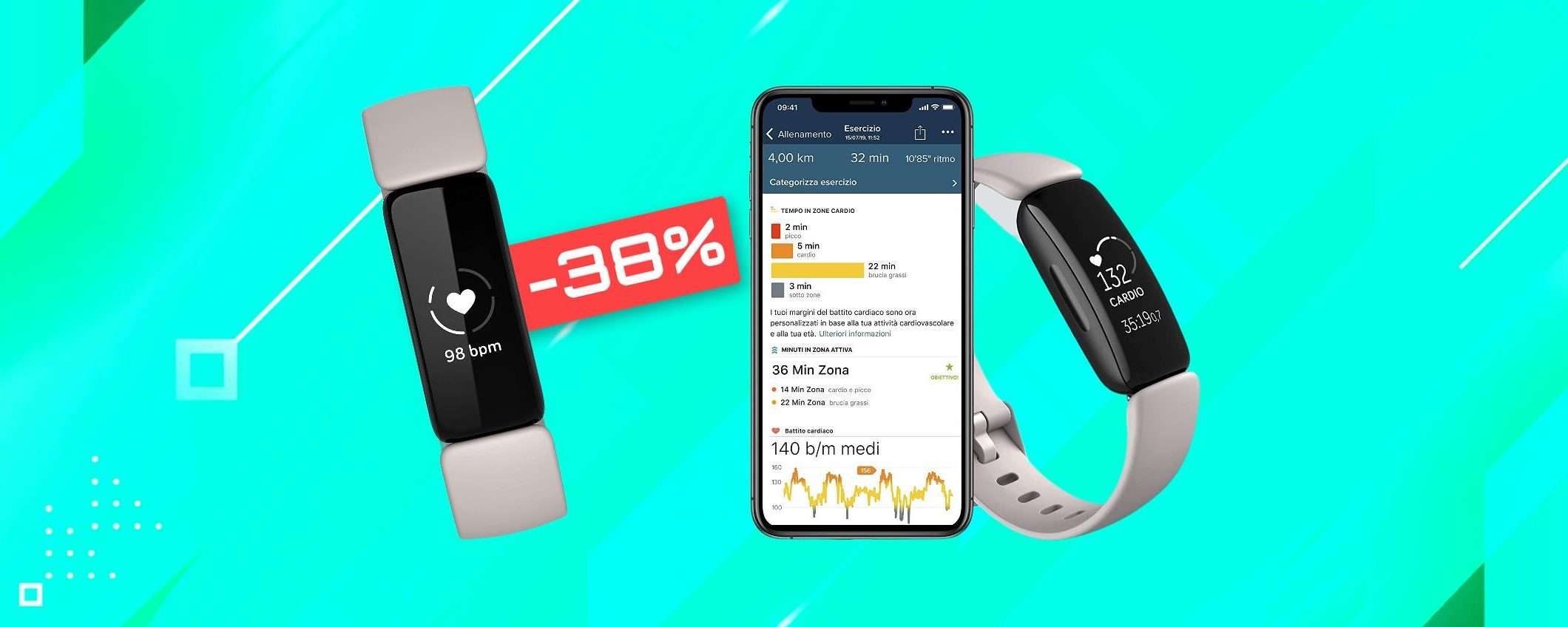 Fitbit Inspire 2: a questo prezzo è il BEST BUY del momento (62€) Fitbit Inspire 2: a questo prezzo è il BEST BUY del momento (62€)