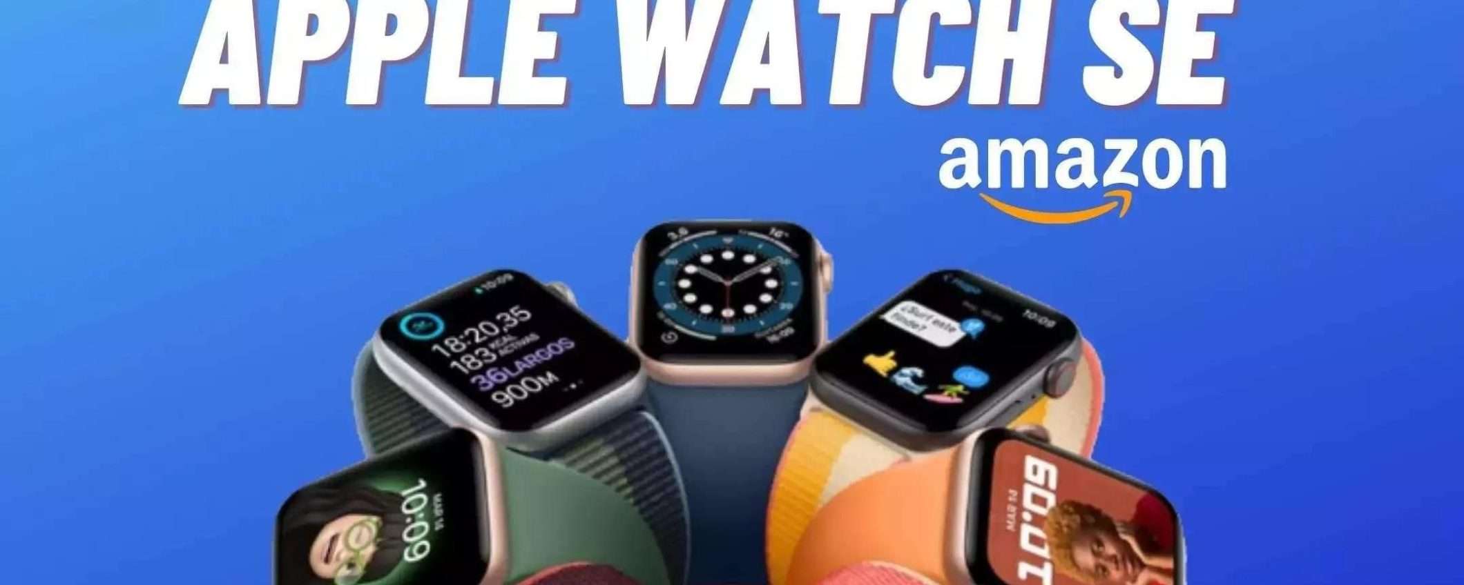 Apple Watch SE (2020) 44 mm + Cellular: meno di 300€ su Amazon
