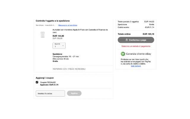 apple-airpods-carrello-ebay