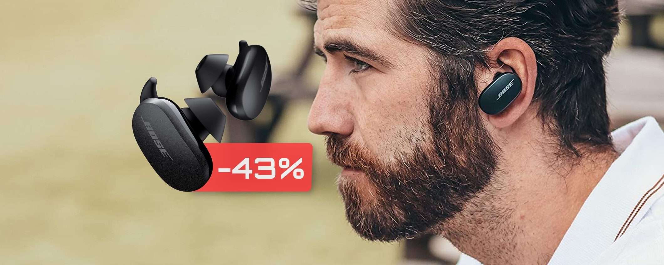 Auricolari Bose da non perdere al Black Friday su Amazon: SCONTO 43% Auricolari Bose da non perdere al Black Friday su Amazon: SCONTO 43%