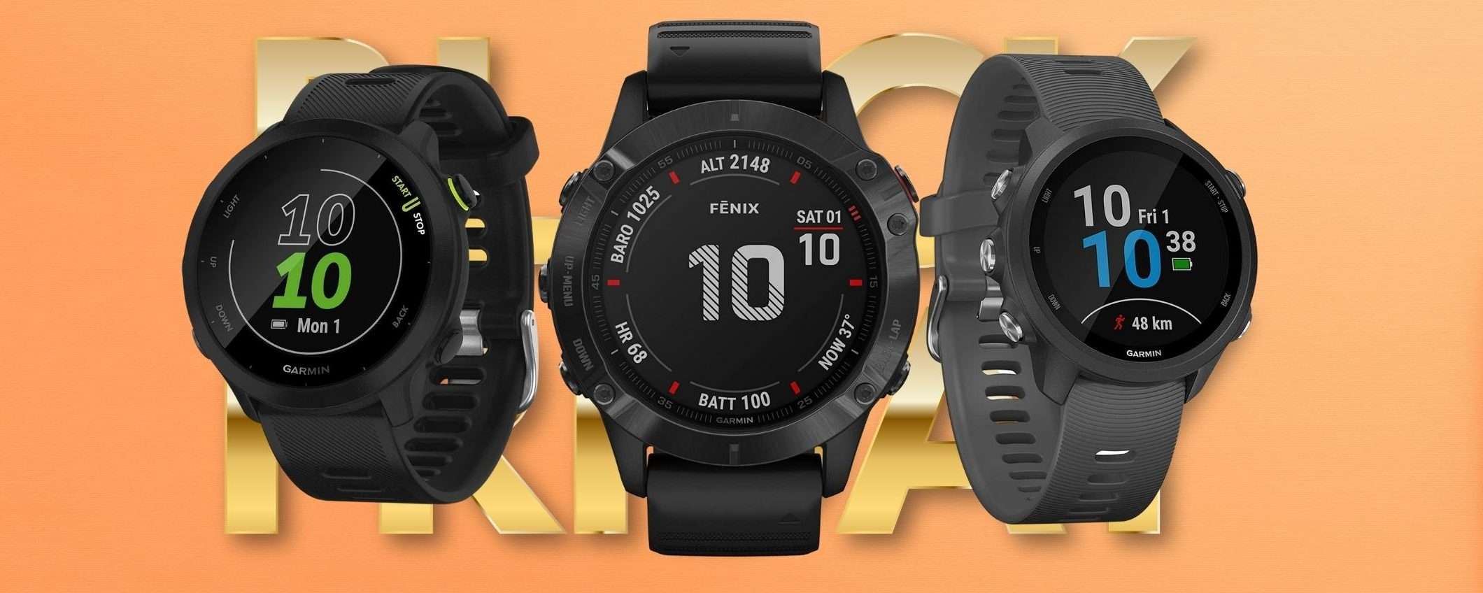 Black Friday 2022: Garmin MANIA su Amazon, sconti fino a 280€