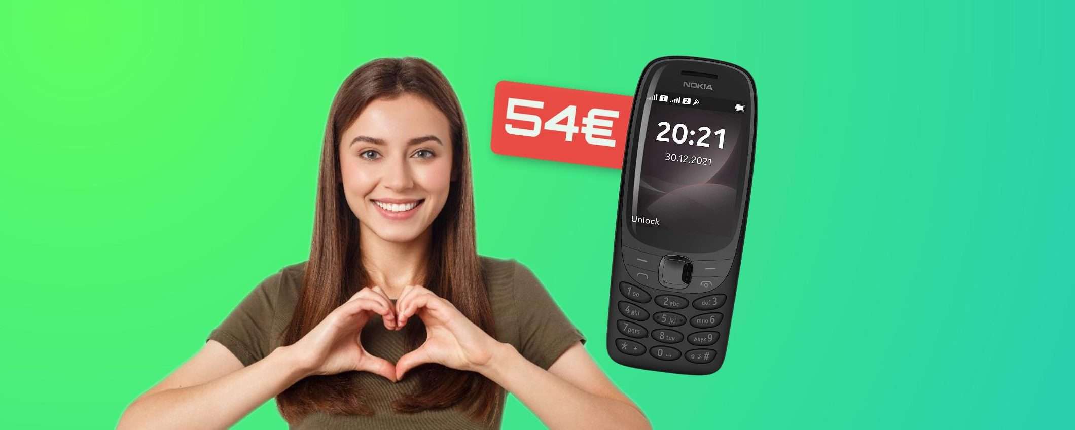 Nokia 6310, il cellulare più amato di sempre è già tuo con appena 54€