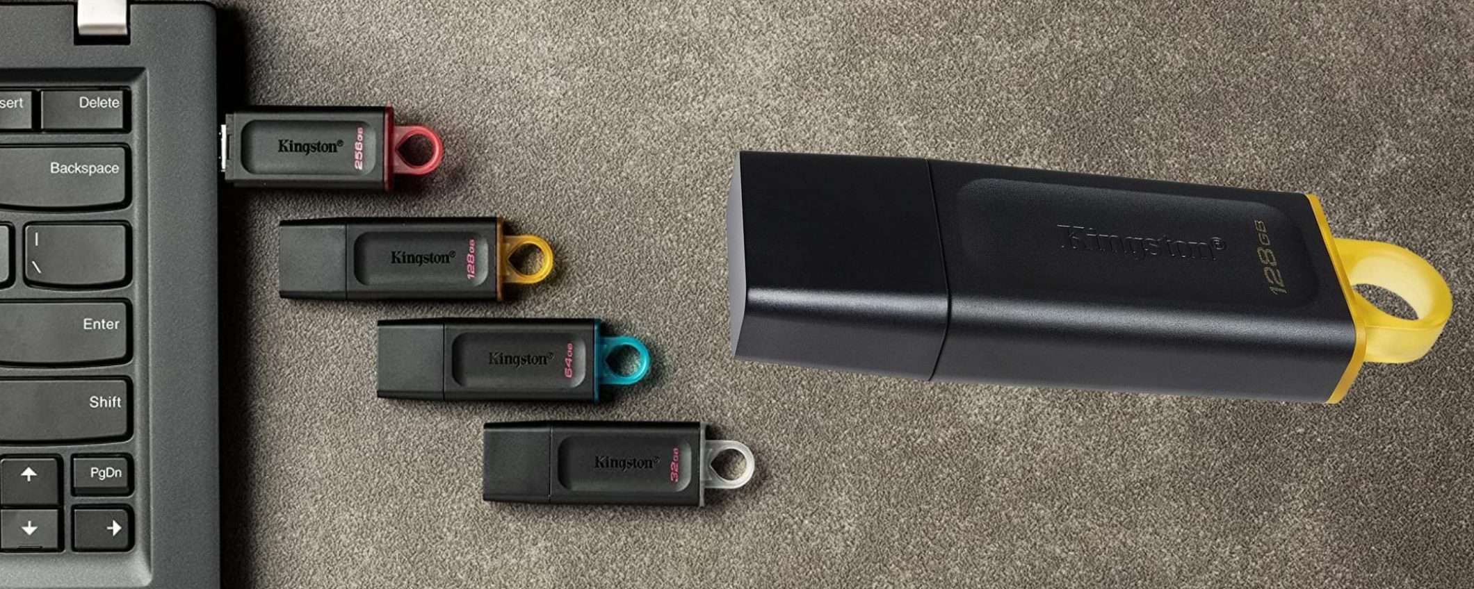 Da Kingston una chiavetta 128GB VELOCISSIMA a 11€: prezzaccio Amazon Da Kingston una chiavetta 128GB VELOCISSIMA a 11€: prezzaccio Amazon