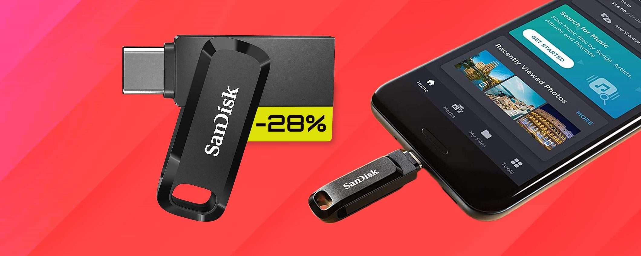 Chiavetta USB 512GB compatibile con smartphone, tablet e pc (-23€) Chiavetta USB 512GB compatibile con smartphone, tablet e pc (-23€)