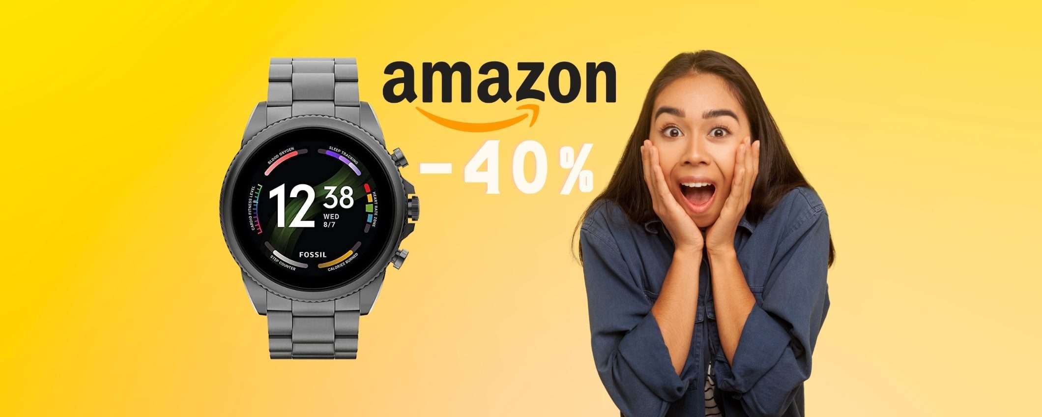 Fossil Gen 6: lo smartwatch più elegante a prezzo da CAPOGIRO (-40%) Fossil Gen 6: lo smartwatch più elegante a prezzo da CAPOGIRO (-40%)