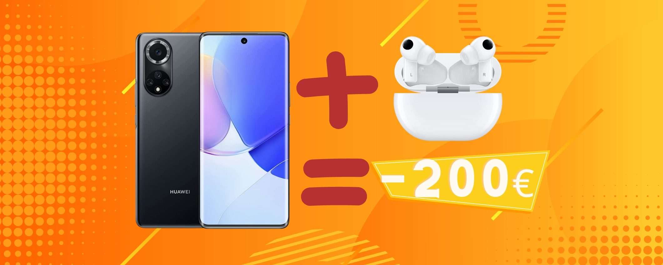 Huawei nova 9 più auricolari Freebuds Pro in REGALO a 200 euro in MENO Huawei nova 9 più auricolari Freebuds Pro in REGALO a 200 euro in MENO