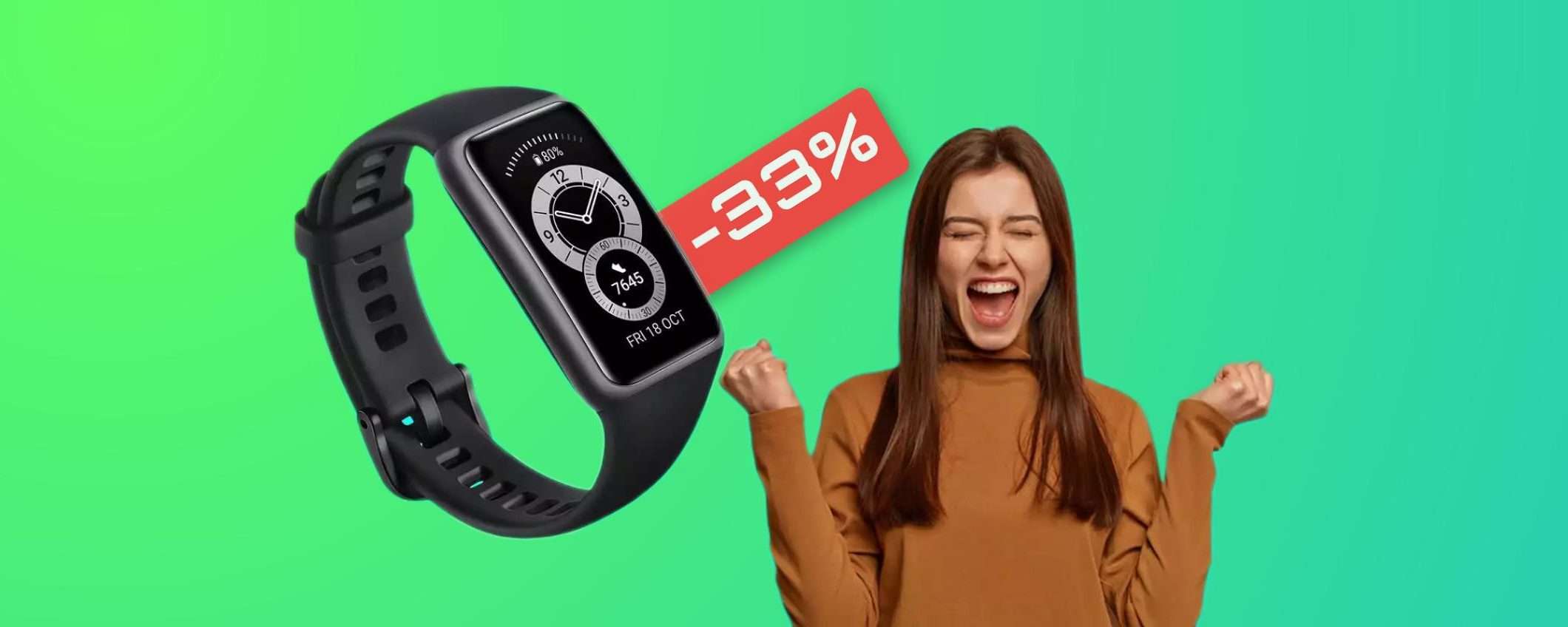 Huawei Band 6 è un SOGNO ad occhi aperti con il Black Friday (39€)