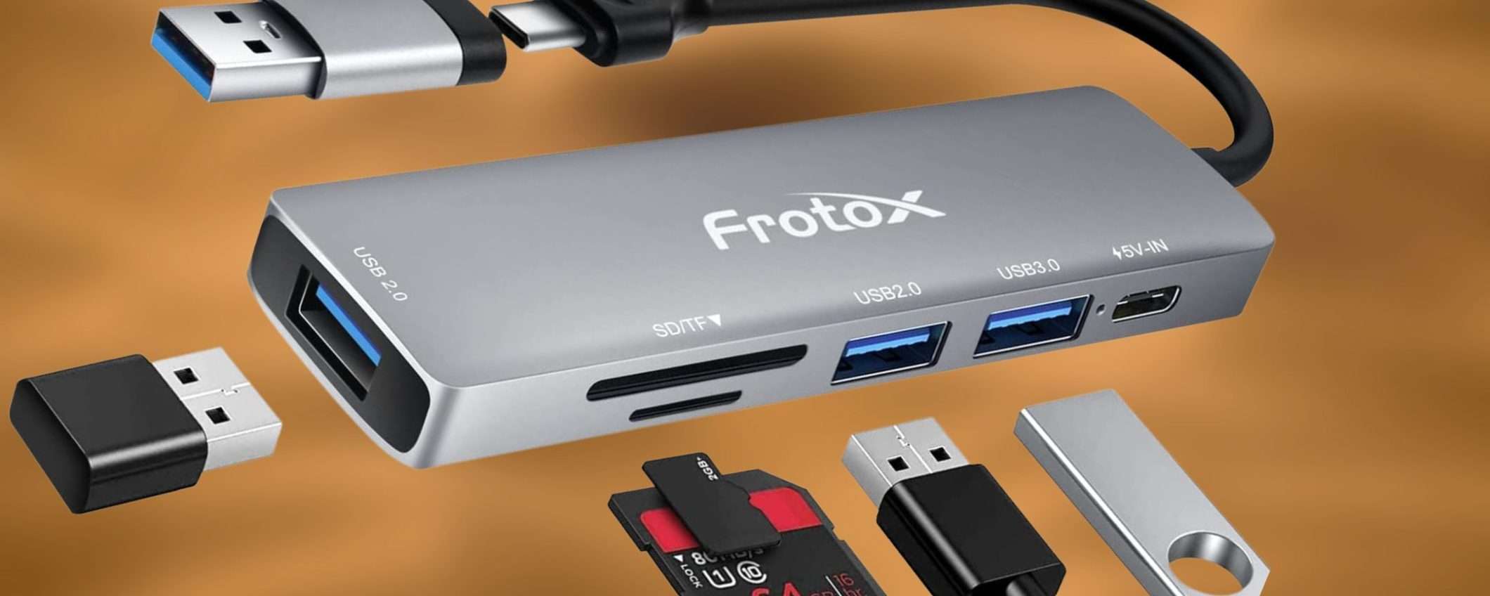 Hub USB 5 in 1 per smartphone, tablet e PC a 10€: prezzaccio o ERRORE? Hub USB 5 in 1 per smartphone, tablet e PC a 10€: prezzaccio o ERRORE?
