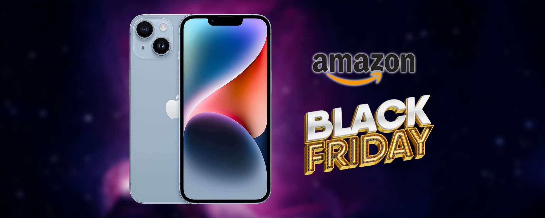 iPhone 14: offerta PAZZESCA per il Black Friday di Amazon iPhone 14: offerta PAZZESCA per il Black Friday di Amazon