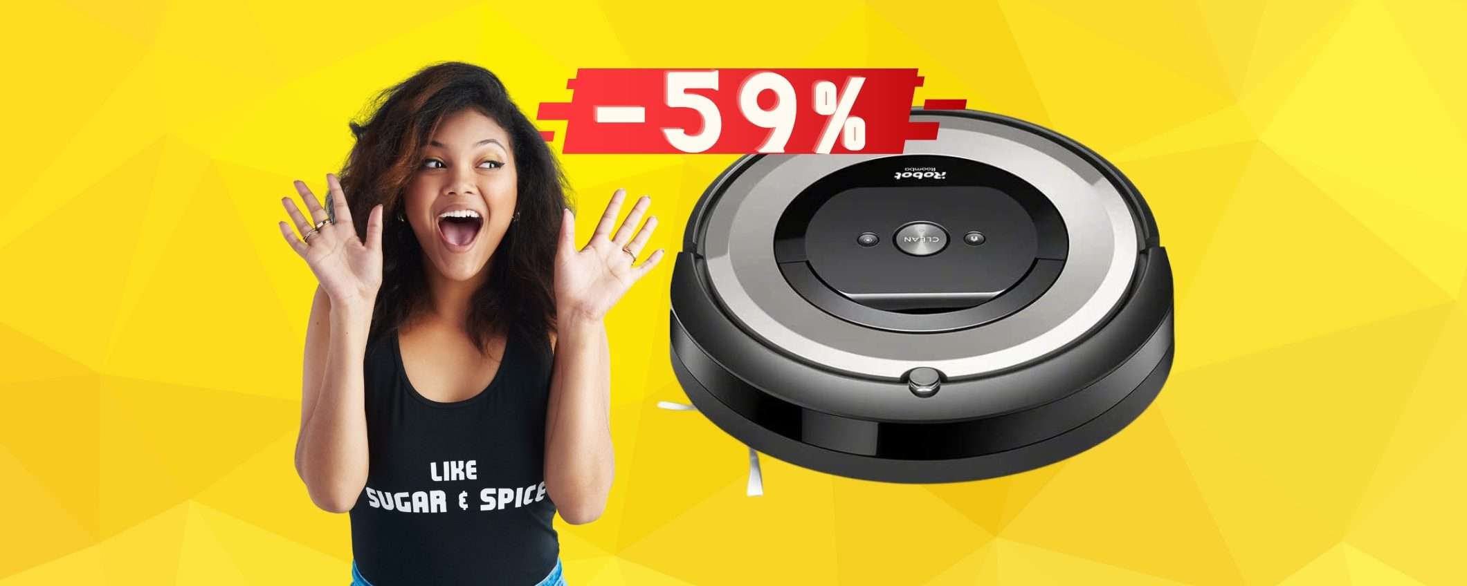 iRobot Roomba: prezzo in CADUTA LIBERA su Amazon, 199€ iRobot Roomba: prezzo in CADUTA LIBERA su Amazon, 199€