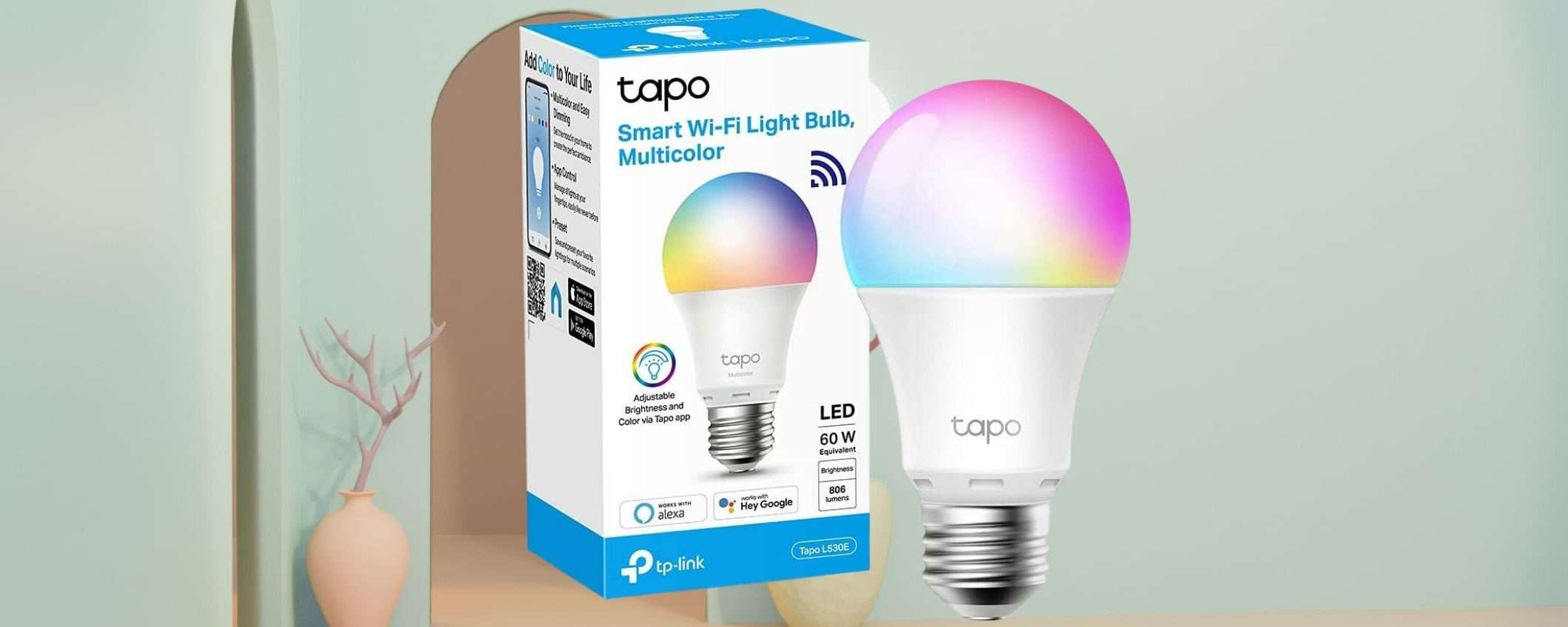 Lampadina SMART e controlli l'illuminazione COME VUOI, soli 9€ Lampadina SMART e controlli l'illuminazione COME VUOI, soli 9€