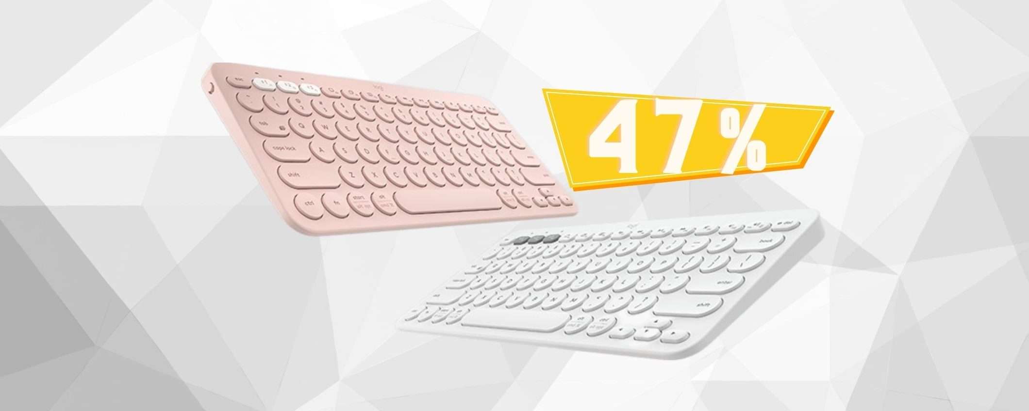 Logitech K380: la tastiera compatta al 47% in MENO su Amazon Logitech K380: la tastiera compatta al 47% in MENO su Amazon