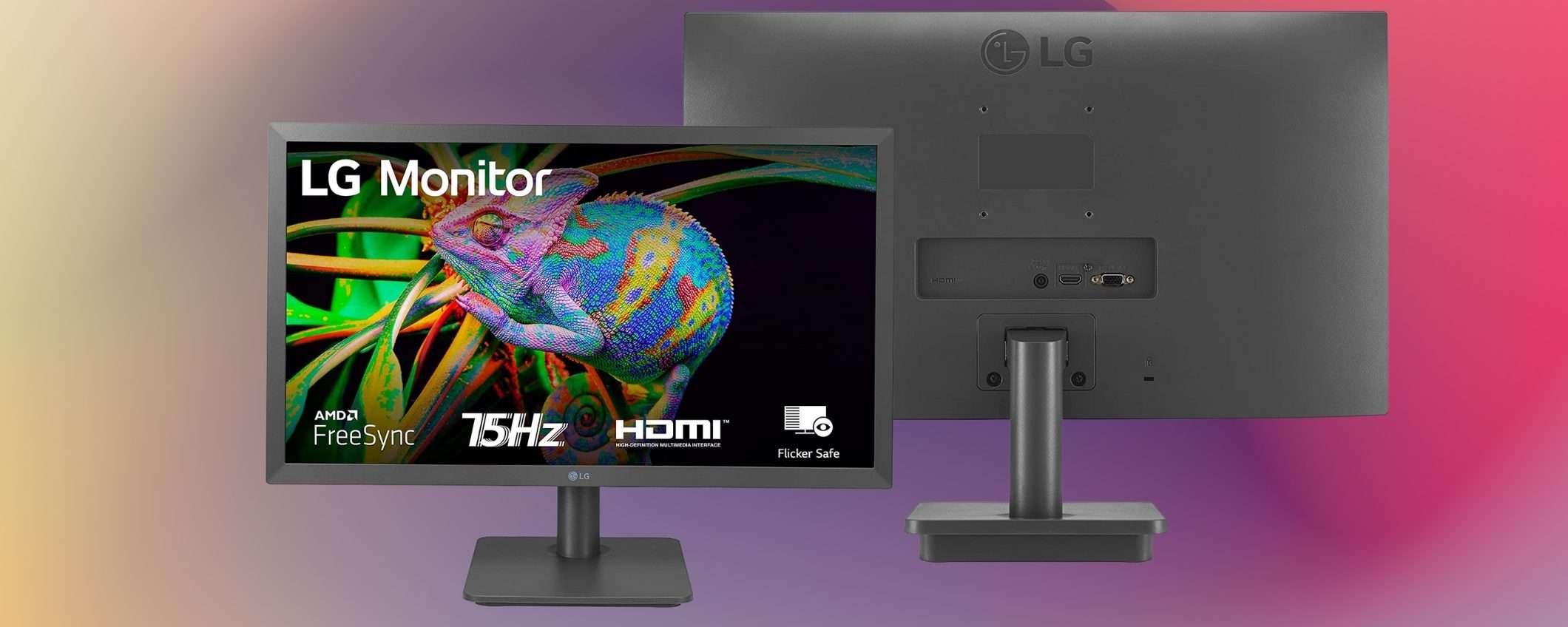 Al computer con classe: monitor LG da 22 pollici a soli 99€ BOMBA Al computer con classe: monitor LG da 22 pollici a soli 99€ BOMBA