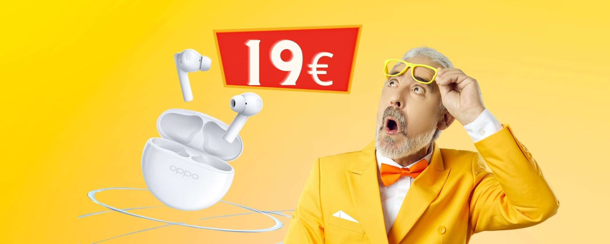OPPO Enco Buds2 a 19€: ROBA da MATTI (Amazon) OPPO Enco Buds2 a 19€: ROBA da MATTI (Amazon)