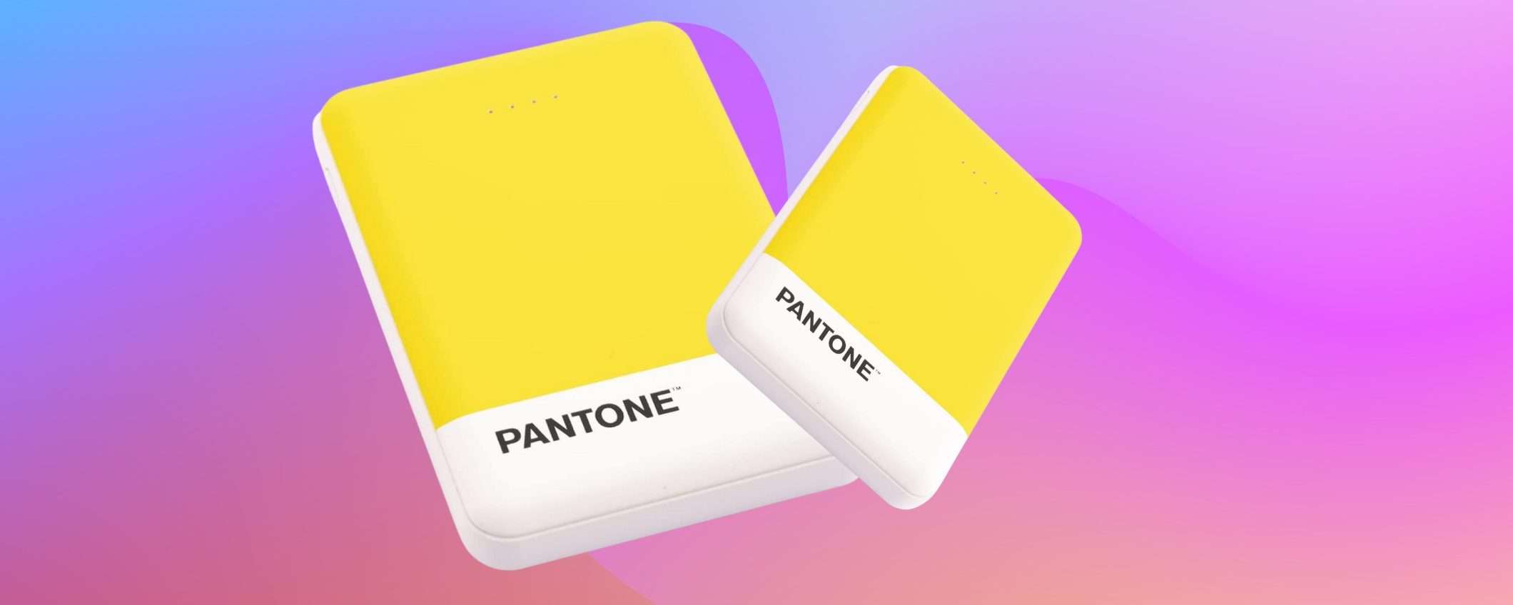 La tua vita in PANTONE: il powerbank da 5000mAh da avere in tasca La tua vita in PANTONE: il powerbank da 5000mAh da avere in tasca