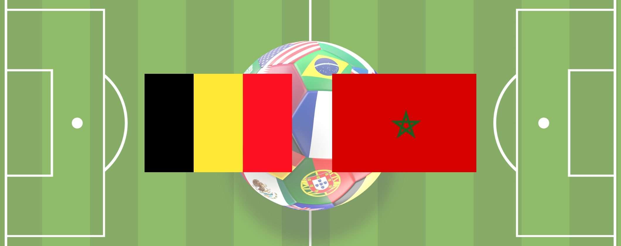 Qatar 2022: non perderti Belgio-Marocco se sei all'estero