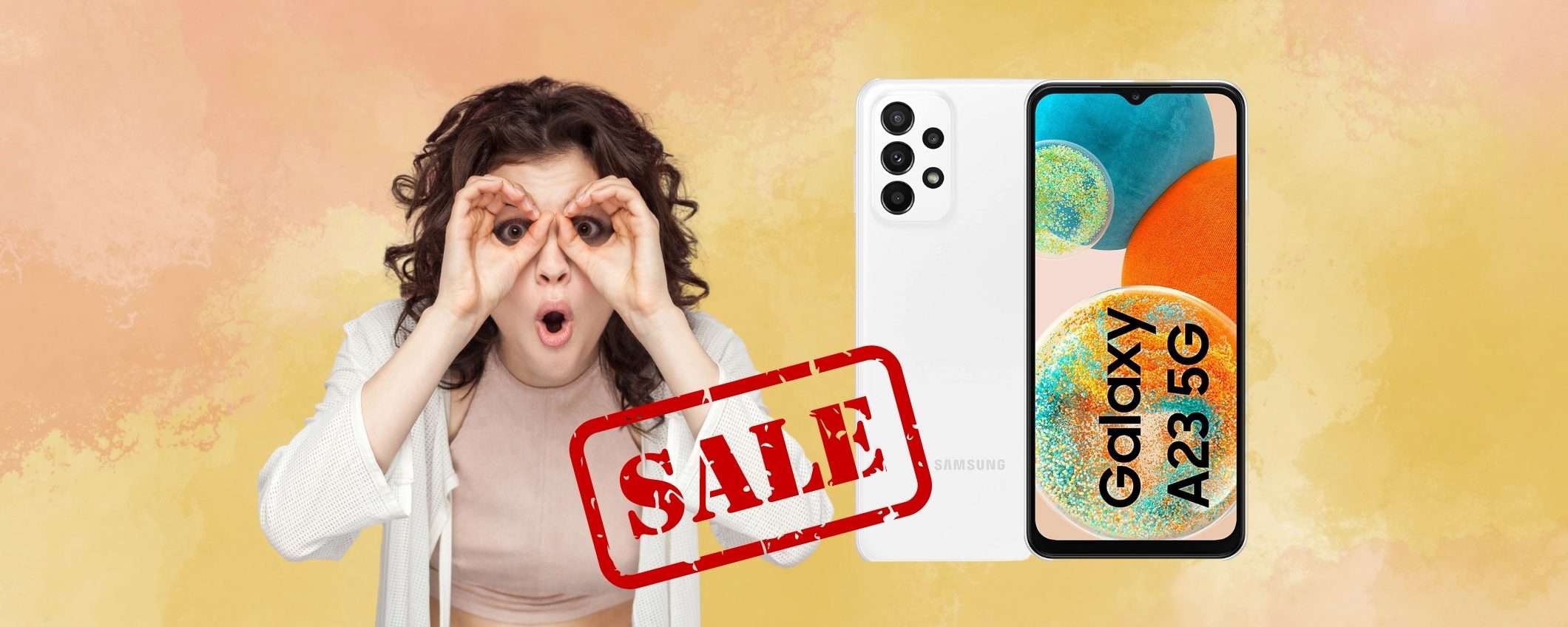 Samsung Galaxy A23 a prezzo REGALO su Amazon (-130€) Samsung Galaxy A23 a prezzo REGALO su Amazon (-130€)